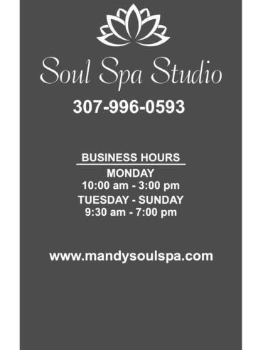 Soul Spa Studio hours